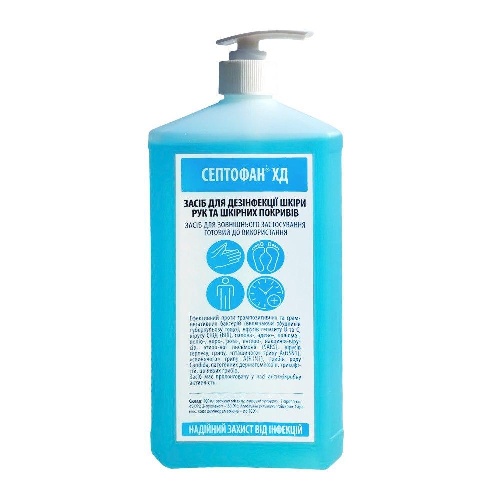 "Септофан ХД" дезінфікуючий засіб для дезінфекції рук 1л