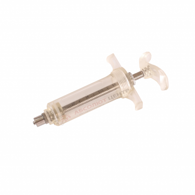 Ветеринарний шприц пластик-метал без дозатора 5 мл