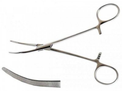 Гемостатичний зажим прямий Більрота