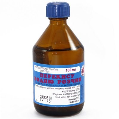 Перекис водню 3%, 100 мл