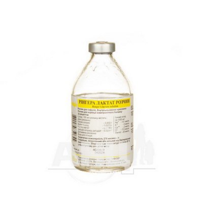 Рінгера-Лактат, 250 мл