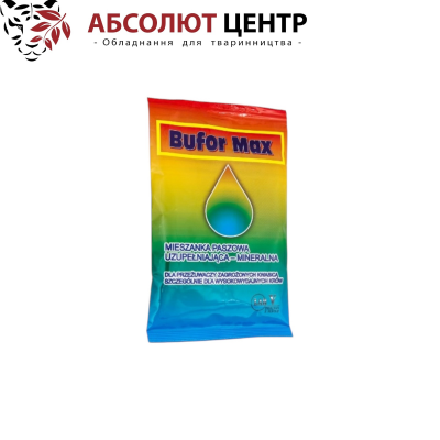 Bufor Max – Дієтична кормова добавка для жуйних тварин з підвищеним ризиком ацидозу, 120 г