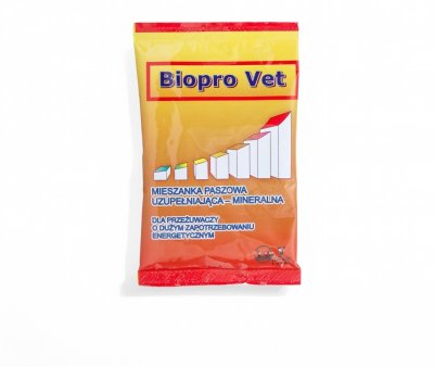 Biopro Vet – Мінеральна добавка для жуйних тварин з високими енергетичними потребами, 120 г