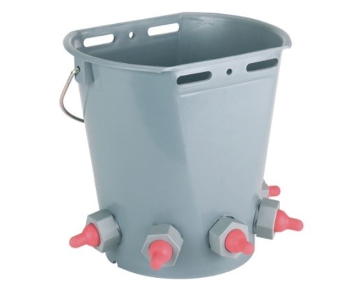 Відро для випойки телят та ягнят на 5 сосок